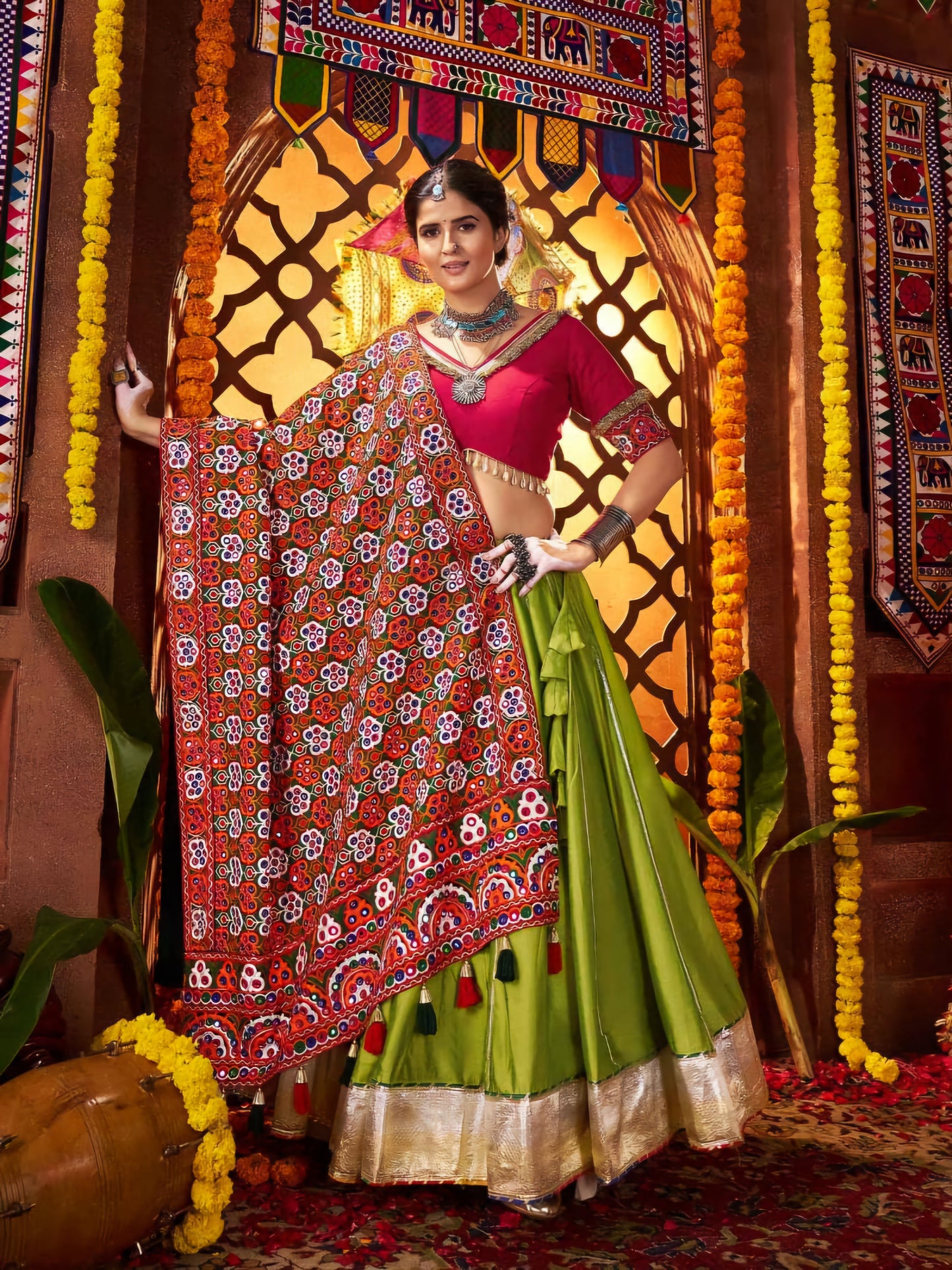 3 PIECE NAVRATRI LEHENGA CHOLI