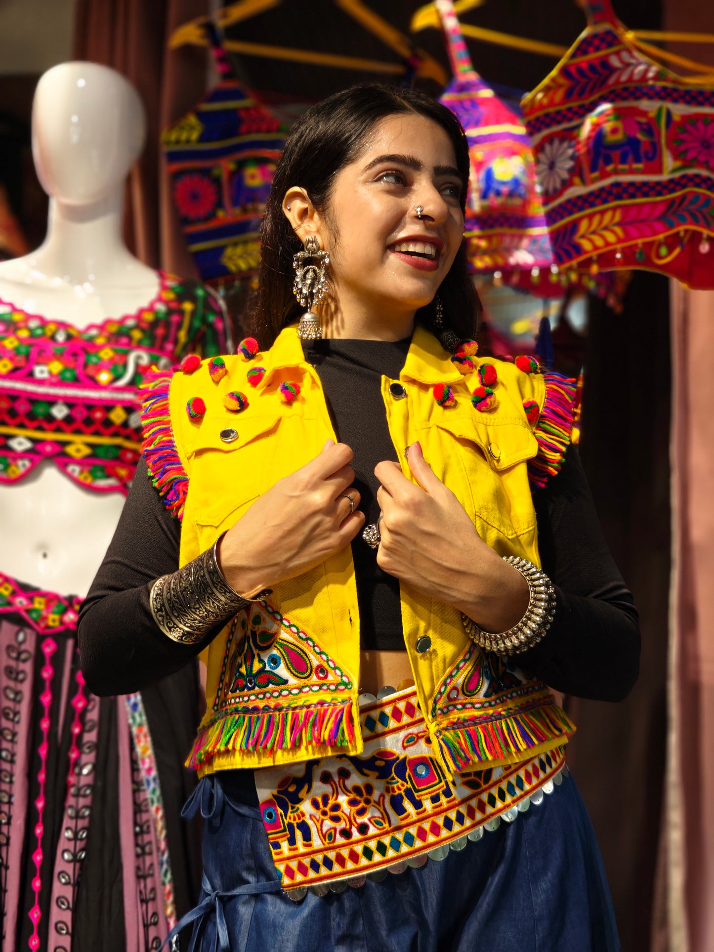 DENIM NAVRATRI JACKET
