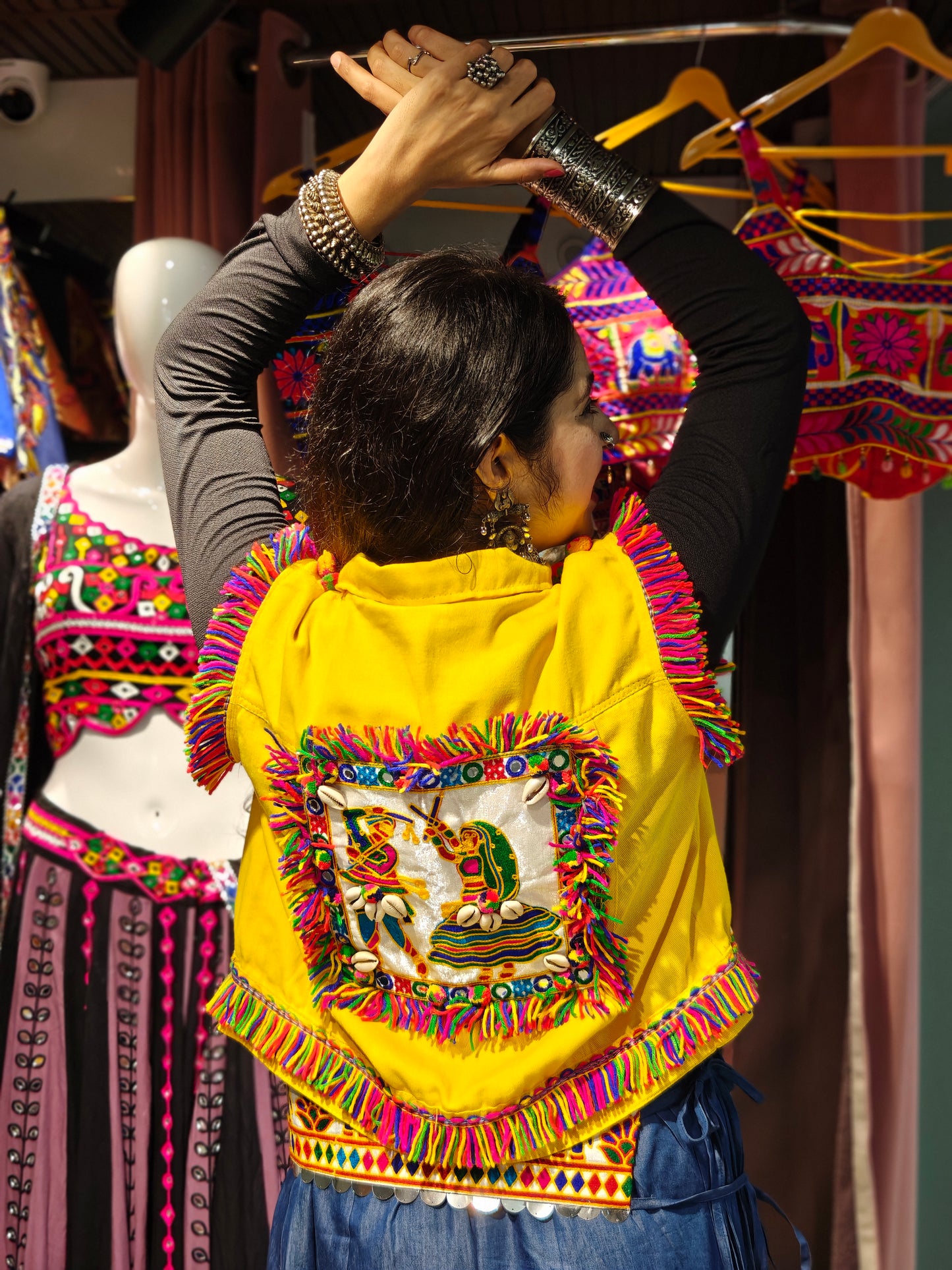 DENIM NAVRATRI JACKET