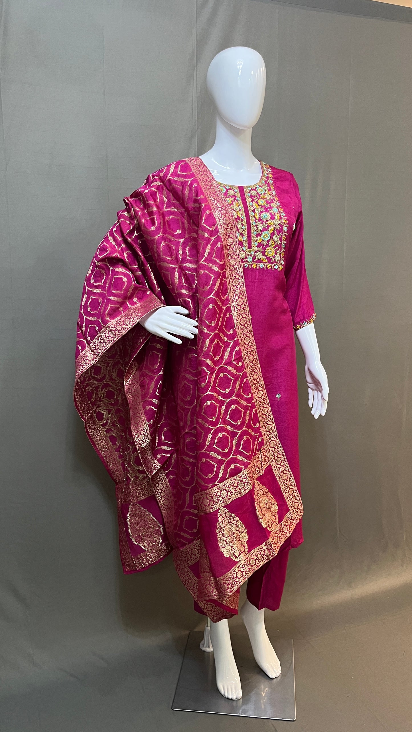 Dola silk 3 piece suit