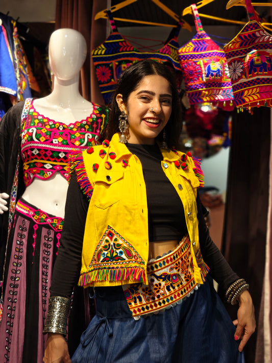 DENIM NAVRATRI JACKET