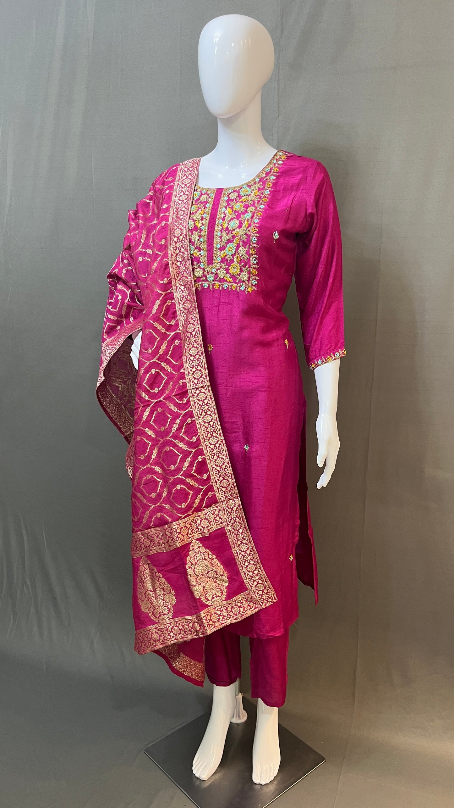 Dola silk 3 piece suit